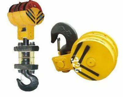 خطاف سفلي للرافعة الكهربائية لمعدات الرفع