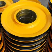 عجلات بكرة رافعة الميناء